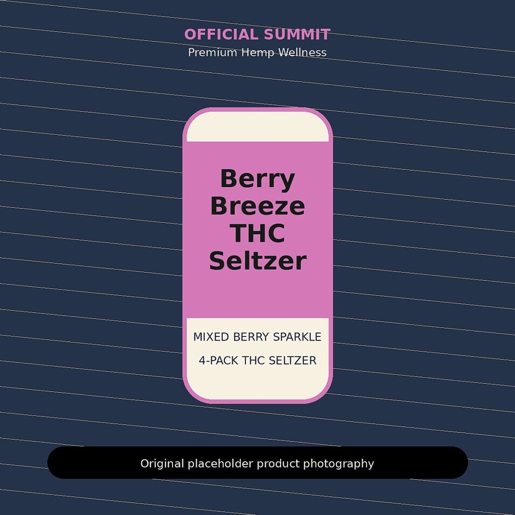 Berry Breeze THC Seltzer 4-Pack product image for berry hemp THC seltzer online