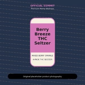 Berry Breeze THC Seltzer 4-Pack product image for berry hemp THC seltzer online