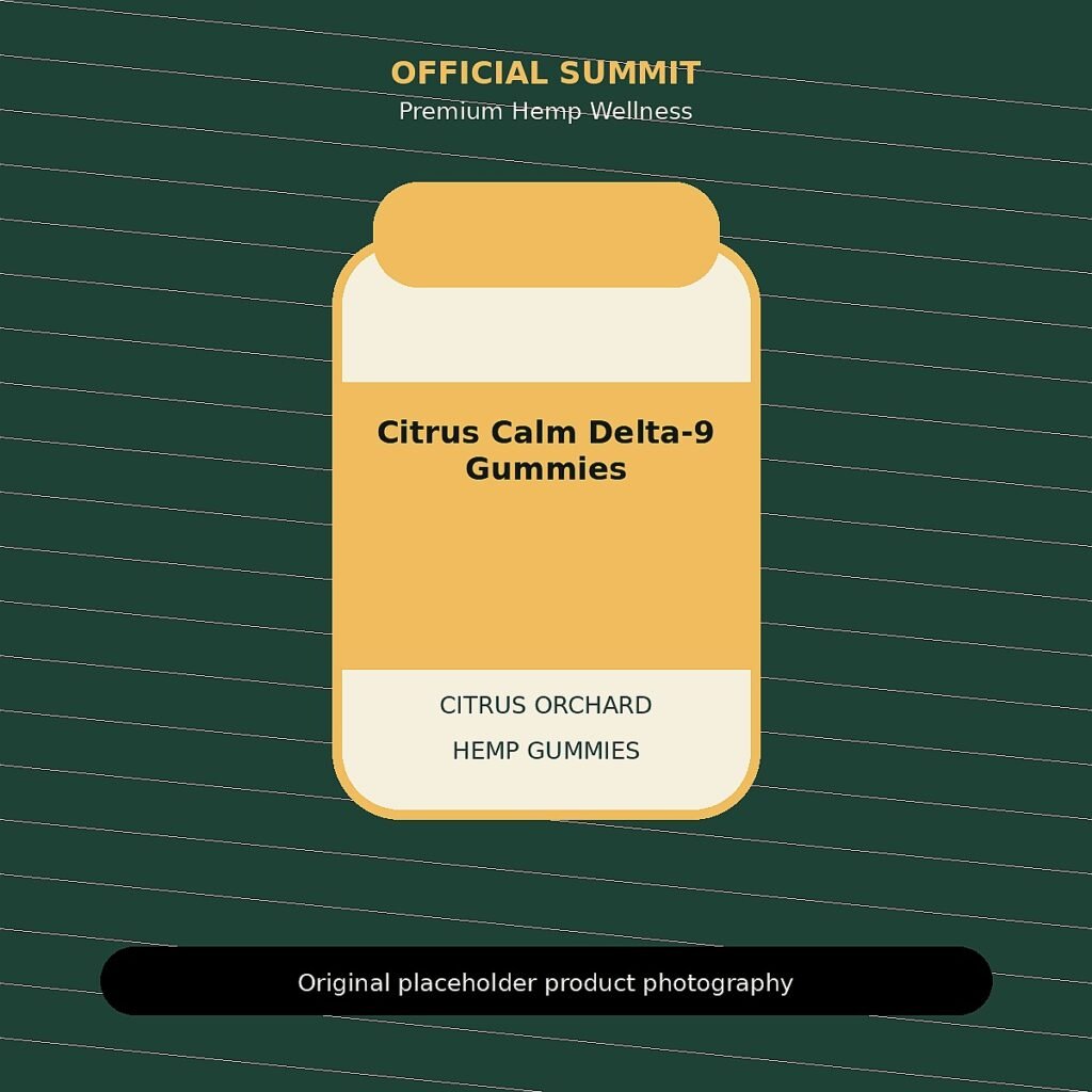 Citrus Calm Delta-9 Gummies product image for Delta 9 citrus gummies for relaxation