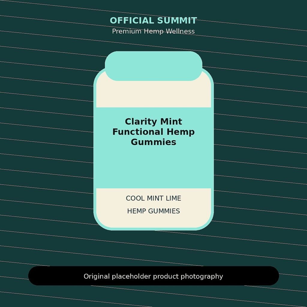 Clarity Mint Functional Hemp Gummies product image for functional CBD gummies for clarity