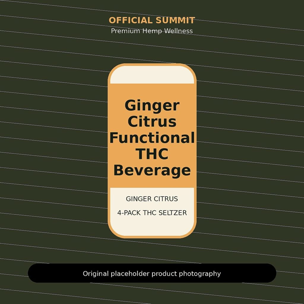 Ginger Citrus Functional THC Beverage product image for functional THC beverage online