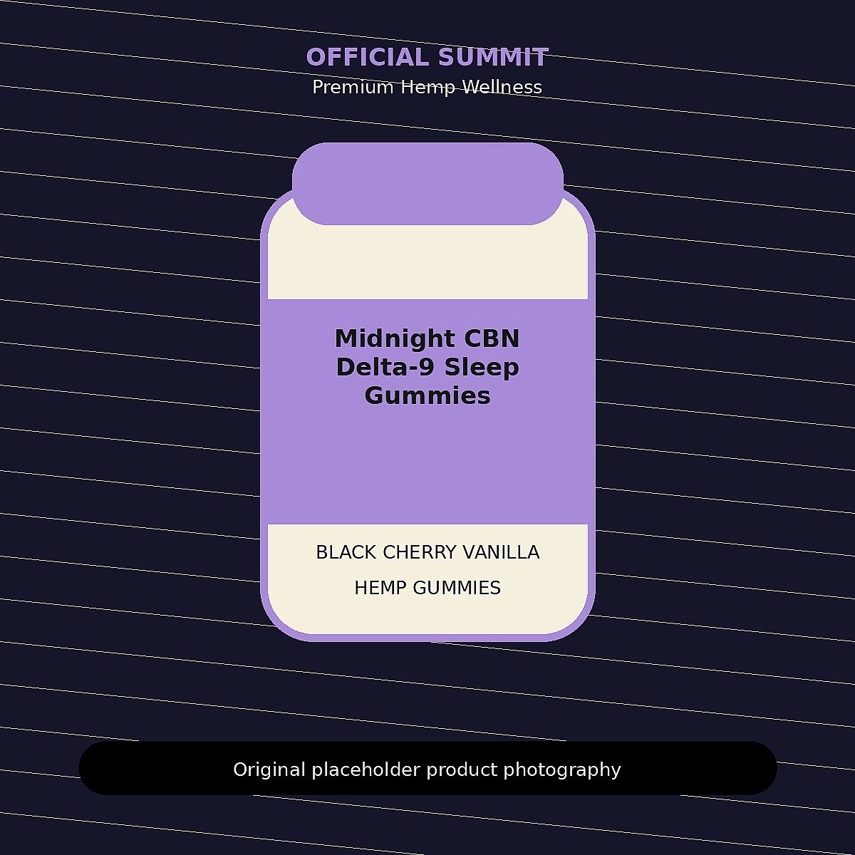 Midnight CBN Delta-9 Sleep Gummies product image for Delta 9 CBN sleep gummies online