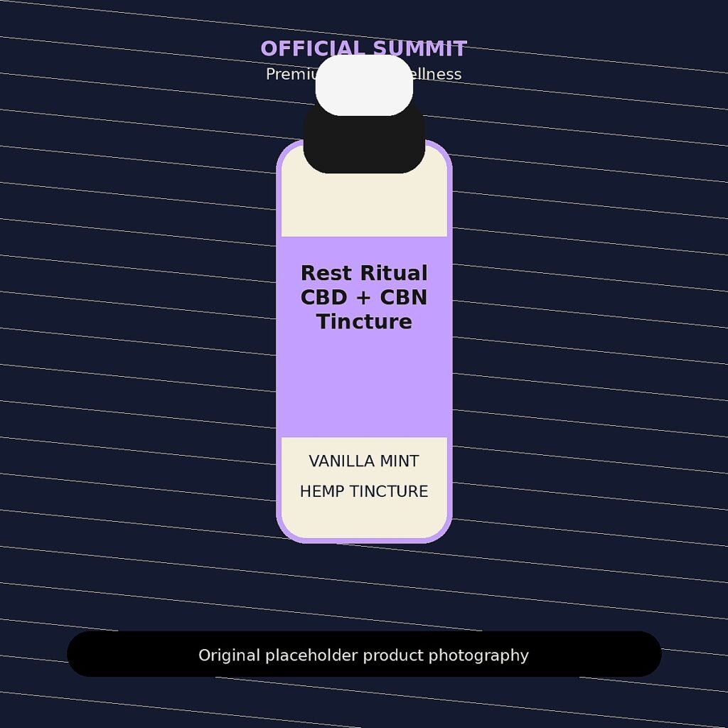 Rest Ritual CBD + CBN Tincture product image for CBD CBN sleep tincture online