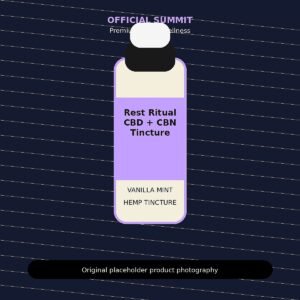 Rest Ritual CBD + CBN Tincture product image for CBD CBN sleep tincture online