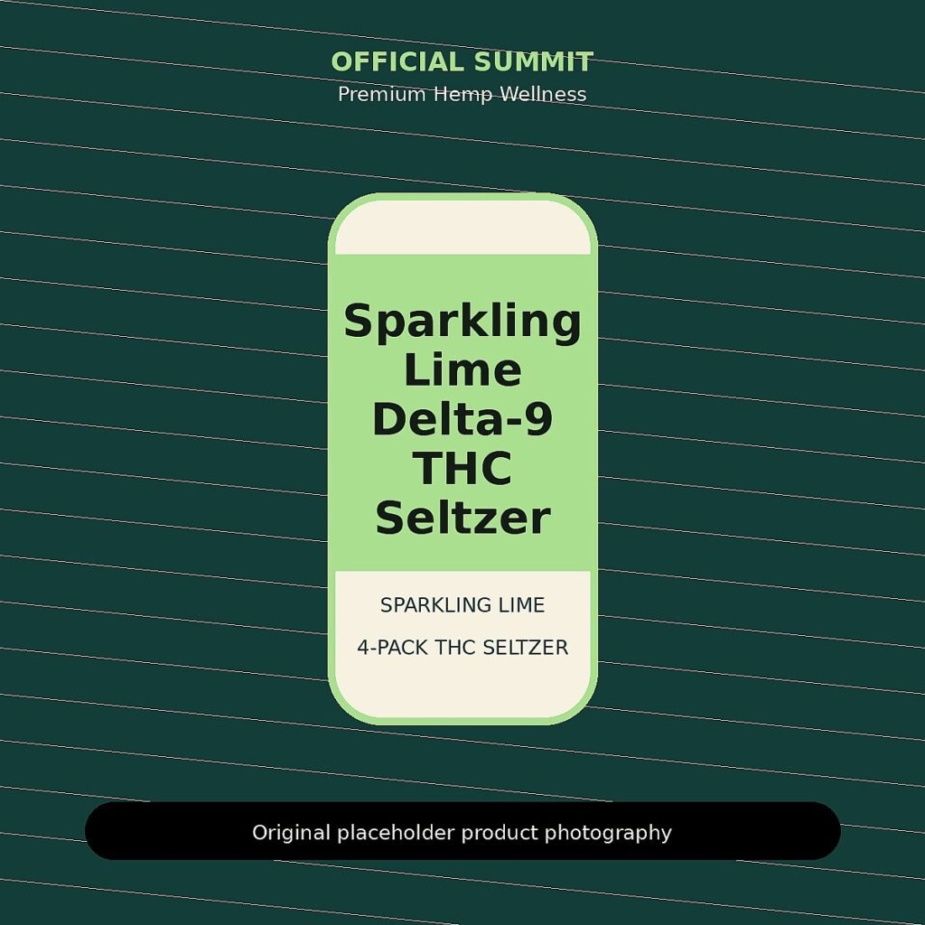 Sparkling Lime Delta-9 THC Seltzer 4-Pack product image for buy Delta 9 THC seltzer online