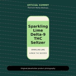 Sparkling Lime Delta-9 THC Seltzer 4-Pack product image for buy Delta 9 THC seltzer online
